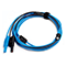 PICO-TA125 - Premium Test Lead Blue 3m BNC to 4mm